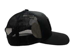 Vente en gros de haute qualité Logo en caoutchouc personnalisé Couleur noire Style Hiphop Dos en maille Coton/Tissu en maille Casquette de camionneur au Vietnam Usine - Product Image 4