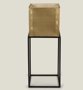 Hot Sale Gold <b>Square</b> Planter With Stand in Bulk Price For Restaurant Hotel Home Decor - Product Image 4
