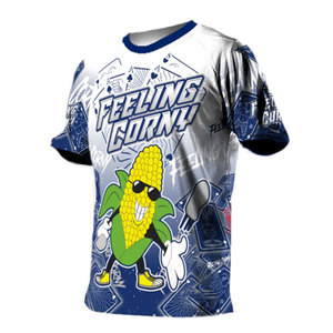 Maillots de football français pour hommes T-shirt imprimé cornhole respirant pour hommes Maillots cornhole à sublimation softshell confortables - Product Image 1