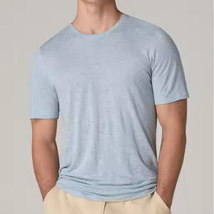 Meilleur T-shirt de fabricant pakistanais de haute qualité en gros T-shirt lavé à l'acide OEM T-shirt col rond à manches courtes pour hommes - Product Image 4