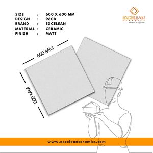 Carreaux gris les plus vendus pour appartement 600*600mm Carreaux de sol imprimés numériquement SGVT Matt Water Scratch Proof Anti-Slip Pisos - Product Image 2