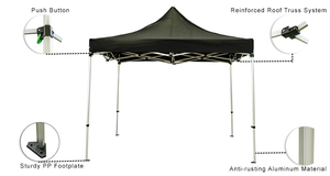 Vente en gros 3*3 m Heavy Duty automatique portable Pop-Up auvent Gazebo Tente facile à étanche Salons en plein air 5m de distance de la baie - Product Image 6