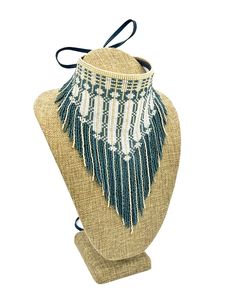 Quality Handicrafts Multi Long Seed <b>Bead</b> Necklace V Neck Necklace Beadwork Jewelry Ethnic Gift for Women <b>Man</b> BY HF CRAFTS - Product Image 2