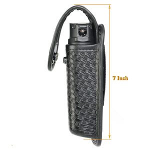 Estuche Ligero de Cuero para Gas Pimienta con Llavero, Cierre de Seguridad, Accesorio de Autodefensa - Product Image 3