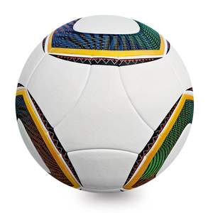 Balones de fútbol de cuero PU con logotipo personalizado de alta calidad Tamaño oficial 5 Fútbol profesional duradero para deportes. - Product Image 1