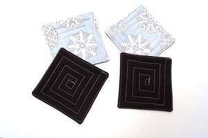 Sous-verre unique en coton absorbant les boissons, cadeaux de pendaison de crémaillère d'anniversaire, décor de table de salon de ferme OEM - Product Image 2