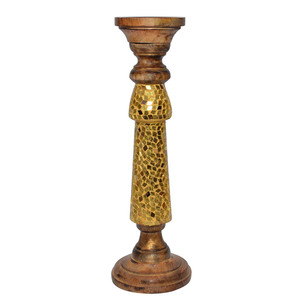 Candelabro Decorativo de Madera con Forma Elegante para Decoración del Hogar y Oficina - Product Image 4