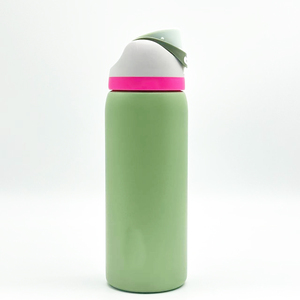 Bouteille d'eau isotherme réutilisable à double paroi en acier inoxydable à large ouverture 24/32 oz pour la salle de sport, le sport et le vélo - Product Image 3