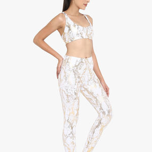 Wholesale Workout Gym Fitness Clothing Women Yoga Sets / New Style Casual Women Yoga Sets With <b>Legging</b> and Bra Sets - Product Image 6