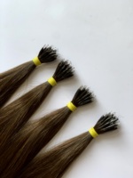 Vente en gros de luxe double tirage Nano Ring Extensions de cheveux 100% cheveux humains vierges cuticules alignées Nano Ring Extensions Genius Weft