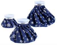 Vente en gros de sacs de glace chauds et froids personnalisés sac de glace en gel souple réutilisable pour les blessures soulagement de la douleur au visage, au genou