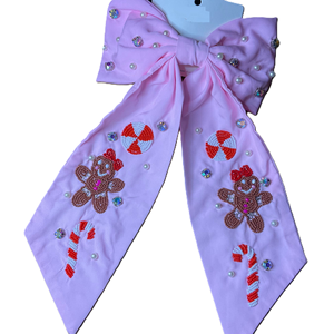 Diademas de Moda con Lazos para el Cabello Multicolores, Bordadas con Cuentas, para el Día de San Valentín, Mardi Gras - Product Image 6