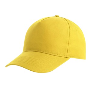 Wholesale manufacturer custom screen printed logo custom 6-panel Plain yellow Color 100% cotton breathable <b>man</b> baseball <b>hat</b> - Product Image 2