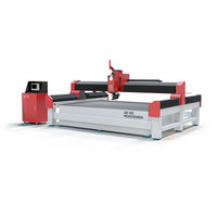 Sistema de Corte por Chorro de Agua CNC de 5 Ejes HEAD Industrial para Fabricación de Placas de Acero, Latón y Titanio