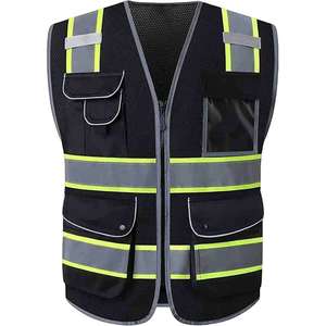 Chaleco reflectante de construcción Hi Vis Multi Pocket Chaleco DE SEGURIDAD Ropa Diseño multifuncional Chaleco de seguridad de alta demanda - Product Image 1