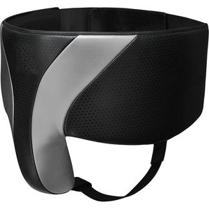 Protège-aine de boxe Confortable en cuir PU Protecteur d'entraînement d'arts martiaux Protège-aine Logo et couleur personnalisés - Product Image 2