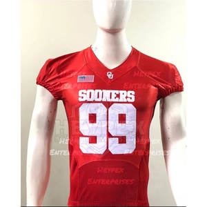 Camiseta de fútbol americano personalizada de alta calidad, diseño transpirable de manga corta, venta en línea - Product Image 3