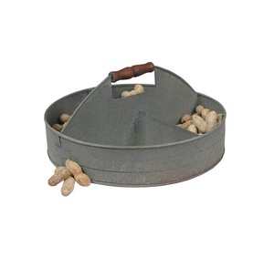 Conception personnalisée Organisateur de quincaillerie rotatif de comptoir en métal Plateau de service rond pour une utilisation polyvalente - Product Image 4