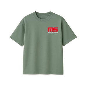 Camiseta de Cuello Redondo Extra Grande de Alta Calidad, 100% Algodón Tejido, con Logotipo Deportivo Mudassar Personalizado, Impresión Digital, Transpirable y de Secado Rápido para Hombre - Product Image 1