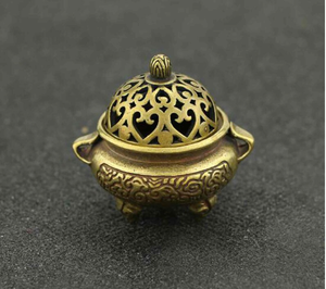 Quemador de incienso de latón antiguo, pantalla central, venta al por mayor, difusor de Aroma de incensario, quemador de incienso de nuevo estilo - Product Image 5