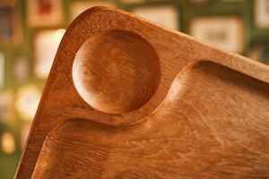 Square Wood Plate Handmade Natural Wooden Serving Tray Perfect for Stylish Table Setting Eco Friendly and Unique Home <b>Decor</b> - Product Image 2