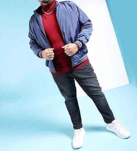 Puffer <b>Jacket</b> OEM Customized Men's Wholesale Winter Wear Puffer <b>Jacket</b> <b>Denim</b> Blue Colour <b>Jackets</b> For Men's - Product Image 4