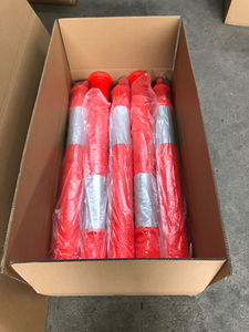 Meilleure vente 2026 T-Top PE réfléchissant PVC/plastique/caoutchouc borne de chaussée sécurité et visibilité accrues poste d'avertissement - Product Image 6