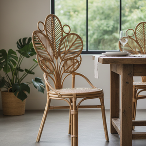 Sillas de Comedor de Ratán para Exteriores - Diseño Minimalista, Duraderas y Cómodas para Uso en Hoteles y Villas - Product Image 1