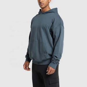 เสื้อฮู้ดสวมหัวผ้าฝ้ายโอเวอร์ไซส์สำหรับผู้ชายชุดเทรนนิ่งใช้ได้ทั้งชายและหญิง - Product Image 2