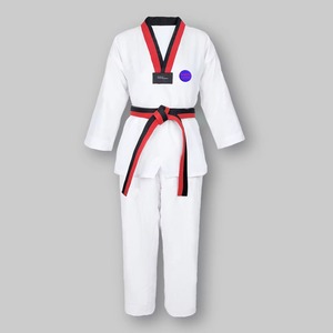 Venta al por mayor de alta calidad ligero personalizable artes marciales Taekwondo uniforme Dobok Kimono tela transpirable - Product Image 2