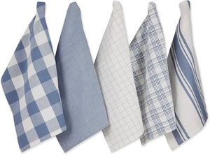 100% coton fil teint torchons Premium rayé Golf tissu tissé bonne qualité imprimé lavable torchon plaine compressé - Product Image 3