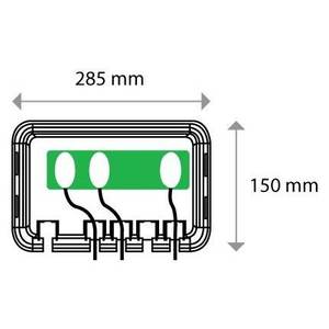 Boîte de protection noire IP55 Dribox, accessoire de gestion des câbles (28,5x11x15cm) par lot - Product Image 6