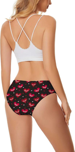 Ropa Interior Femenina Personalizada de Talla Grande, Bikini Negro Sexy de Spandex, Sin Costuras, Ecológico, Estilo Liso Teñido para Uso Diario, Precio Económico - Product Image 5