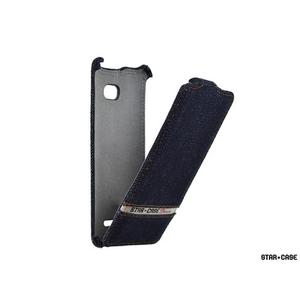 เคสแบบพับได้ Star-Case Roma Jeans Denim สำหรับโทรศัพท์ HTC 8X ตัวป้องกันเสื้อผ้าที่มีสไตล์ - Product Image 1