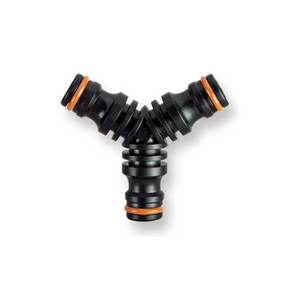 GARDENLIFE 8615 Claber <b>Quick</b> Click 3-Way Branch Connection Universal Irrigation System Garden Water <b>Connector</b> - Product Image 1