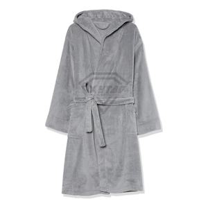 Batas de baño de calidad superior para hombre, tela de rizo de lujo con cuello de capucha, característica térmica de tacto suave, albornoces de alta calidad - Product Image 6