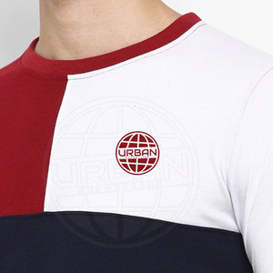 Camisetas informales de algodón 100% para hombre, transpirable, cuello redondo, estampado de marca personalizado, patrón sólido - Product Image 5