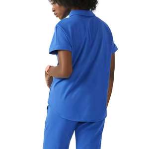 Conjuntos de uniformes de enfermería para clínica dental uniformes médicos de manga corta uniformes quirúrgicos para mujeres y hombres uniformes hospitalarios quirúrgicos - Product Image 4