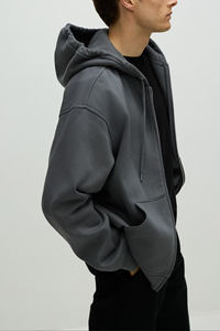 Nueva Llegada, Sudadera con Capucha y Cremallera para Hombre, Estilo Urbano, Poliéster/Algodón, Gruesa, Corte Cuadrado, Fabricada por AntiqueFashion - Product Image 2