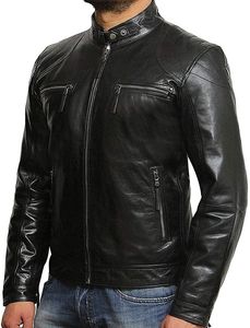 Chaqueta de Motociclista Unisex de Piel Sintética de Cordero, Impermeable, Resistente al Viento, Estilo Formal de Invierno, Totalmente Personalizable, con Garantía de Calidad - Product Image 6
