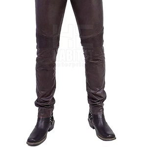 Pantalones de Cuero Cómodos para Hombre, Material Duradero, Cuero Genuino Suave, Estilo Elegante para Hombre - Product Image 5