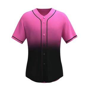 Unisex personalizado impreso poliéster béisbol y softbol Jersey transpirable sublimación ropa deportiva barata y suave desgaste para los hombres - Product Image 6