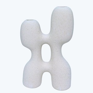 Florero de cerámica de flores de porcelana para centros de mesa de boda decorativos de mariposa blanca increíble de alta demanda - Product Image 2