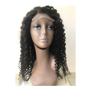 Experts in Selling Raw Unprocessed Outstanding Quality Virgin Hair Deep Curly 4x4 Closure Human Hair Extension <b>Wigs</b> for Bulk - Product Image 1