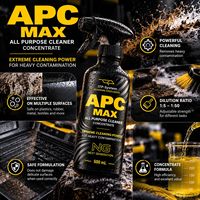 Nettoyant concentré multi-usages APC MAX NG, nettoyant pour l'intérieur des voitures, tissus, plastiques, nettoyant pour le detailing automobile, OEM