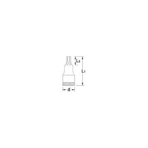 Embout de tournevis Torx Gedore 1/2'' – Produit durable pour un fixation rapide et efficace - Product Image 2