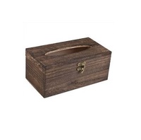 Boîte à mouchoirs en bois d'acacia à logo personnalisé de luxe à forte demande nouvelle Offre Spéciale au design élégant