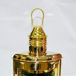 Linterna de barco de ancla de Metal de aspecto antiguo de alta calidad, nuevo cobre con vidrio para decoración de Hotel en casa, venta al por mayor, uso de velas - Product Image 3