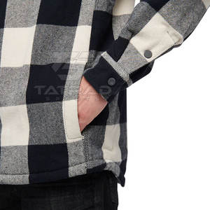 Chemise en flanelle pour homme, vente chaude, automne, décontractée, 100% coton, écologique, respirante, tailles personnalisables, vente en gros - Product Image 6