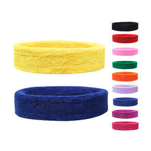 Bandeau de sport pour femmes - Antidérapant, fin, en coton tricoté, léger, durable, pour le yoga, la remise en forme, la course à pied, l'entraînement, respectueux de l'environnement - Product Image 1